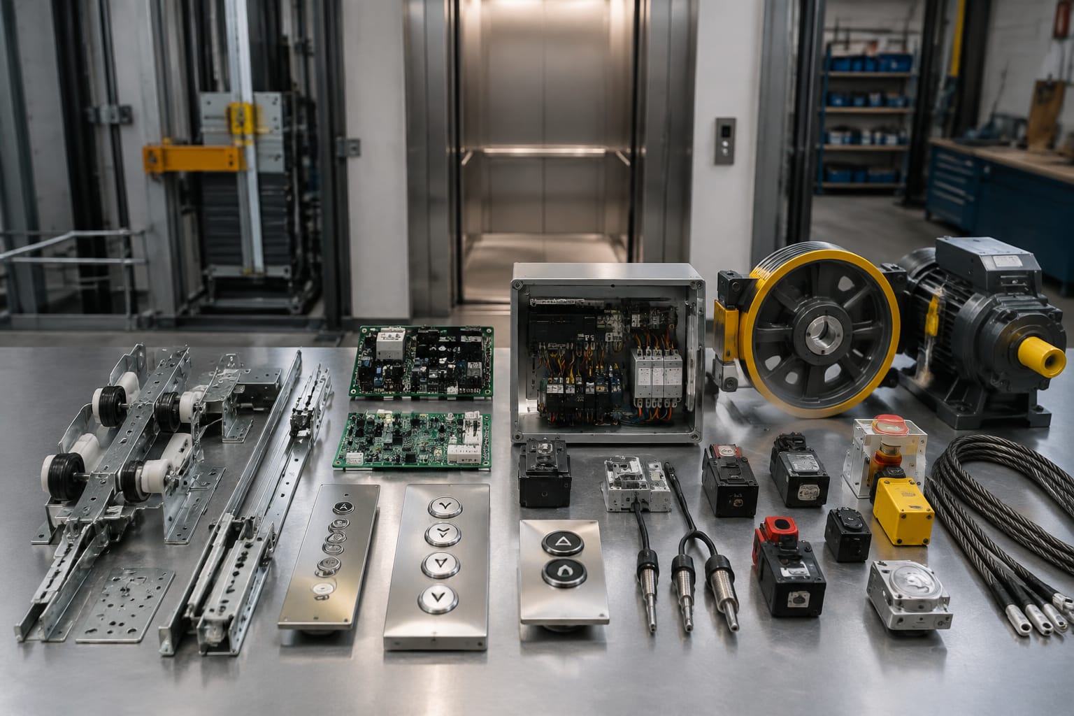 Elevator Parts Catalog: 12 Components Buyers Should Know