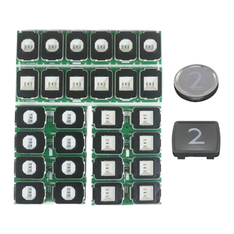 Elevator button board square round character sheet Mitsubishi lift parts