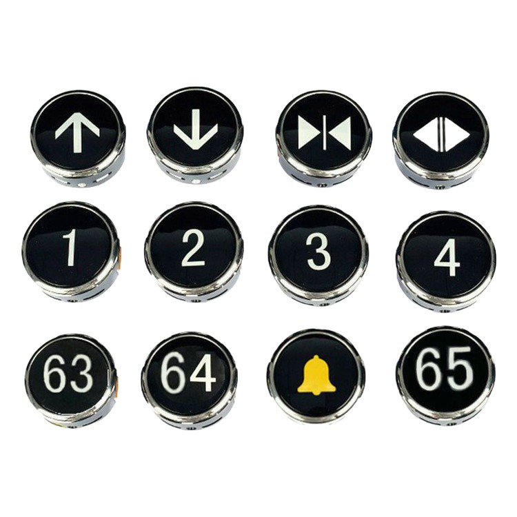 Round Push Button Hitachi elevator parts lift accessories