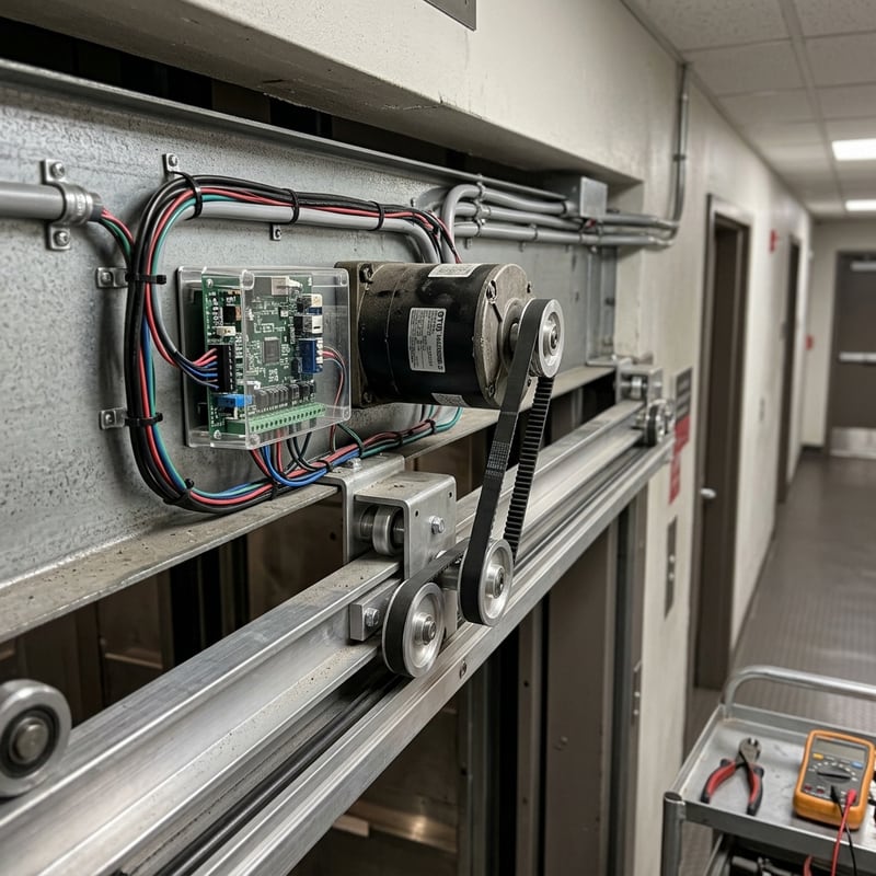 OTIS FAA24350BL2 Door Motor Installation