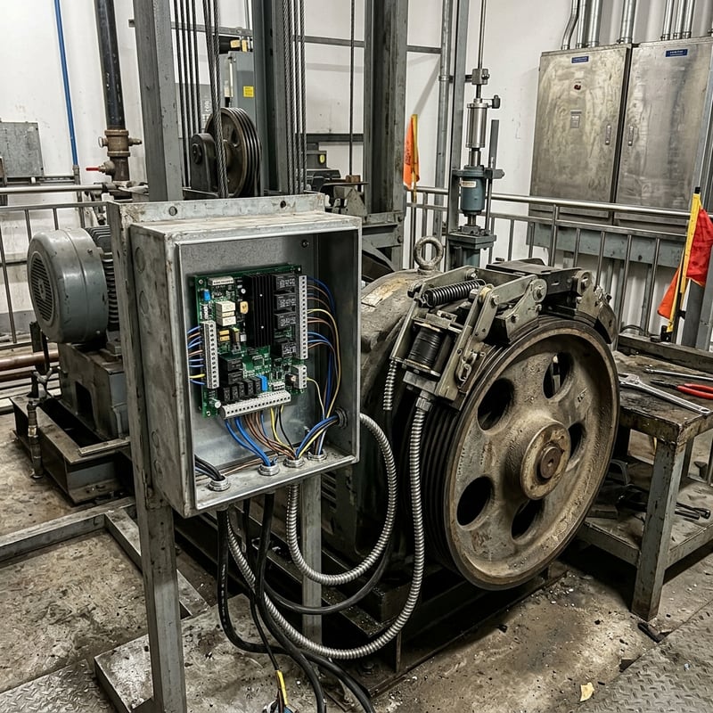 OTIS DAA610F Rectifier Board Installation