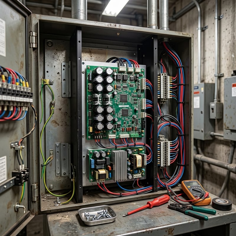 OTIS KCA26800ABS8 VFD Board Installation