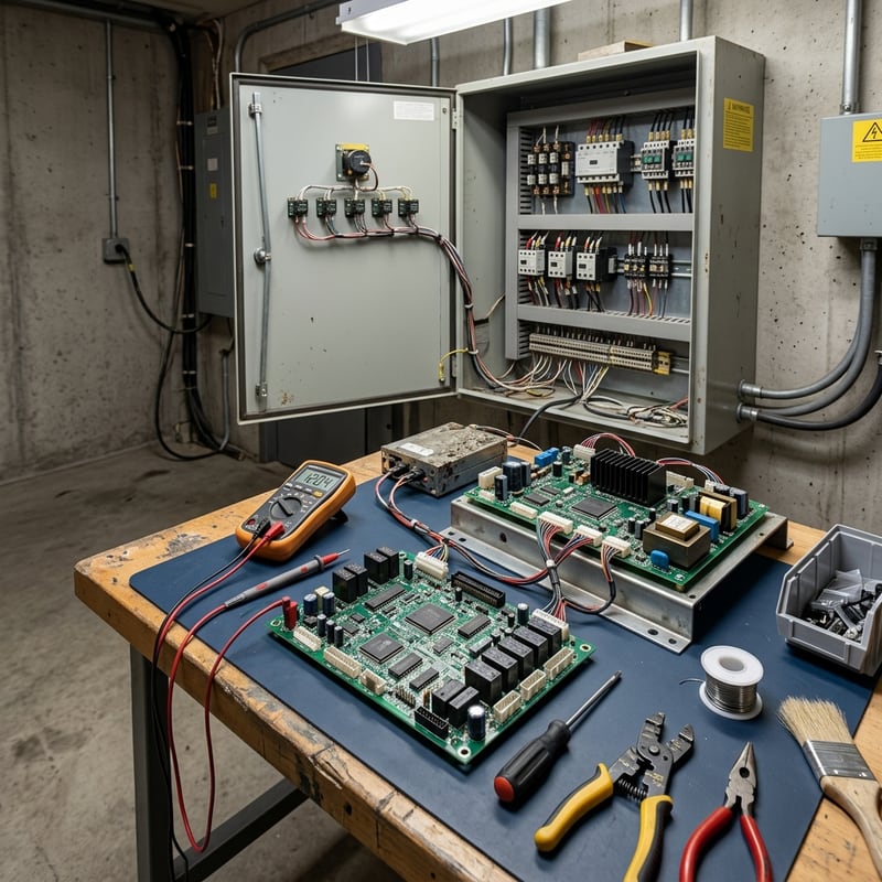 Mitsubishi KCD-701C P1 Board Installation